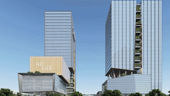 中标 ▎龙华竹园产业园：多维空中人才街区，网红地标新视界